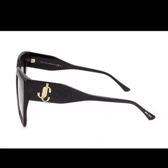 SOLD❤️✨JIMMY CHOOSE Eleni glittery sunglasses 🖤 - Picture 12 of 16